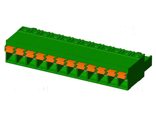 Connector: ontkoppelbare terminal strip; stekker; vrouwelijk Connector: ontkoppelbare terminal strip; stekker; vrouwelijk